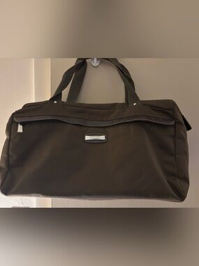 Nine West Brown unisex Duffel Bag with Dual Handles
